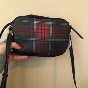 Old Navy Tartan Plaid Crossbody Bag